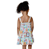 Allover Stamp Dress