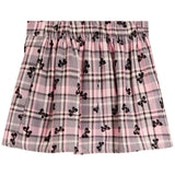 Black and Pink Plaid Skirt