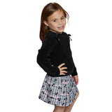 Black and Pink Plaid Skirt