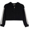Tommy Stripe Lace Trim Zip Hoodie - Denny's