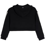 Tommy Stripe Lace Trim Zip Hoodie - Denny's