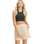 Ribbed Seamless Double Layer Tank - Denny's