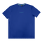 Blue pro series tech t-shirt with small "BL101 x Off Field Pro Series 1010" text on a transparent background