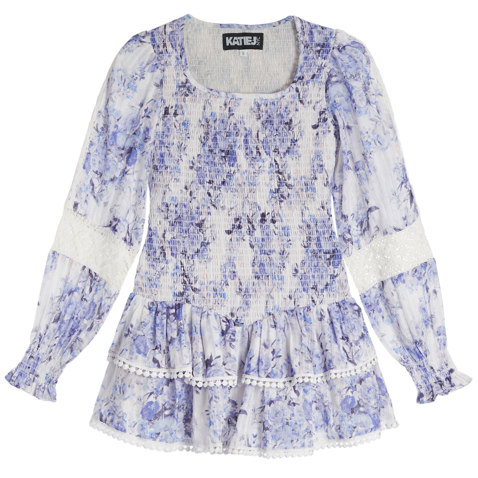 Tracy Long Sleeve Floral Dress - Denny's