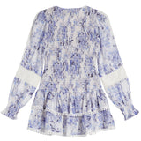 Tracy Long Sleeve Floral Dress - Denny's