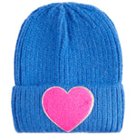 Heart Patch Thick Rib Beanie - Denny's