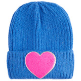 Heart Patch Thick Rib Beanie - Denny's