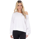 Tristan Off Shoulder Sweatshirt - Denny's