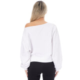 Tristan Off Shoulder Sweatshirt - Denny's