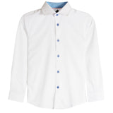 Solid Dress Contrast Shirt - Denny's