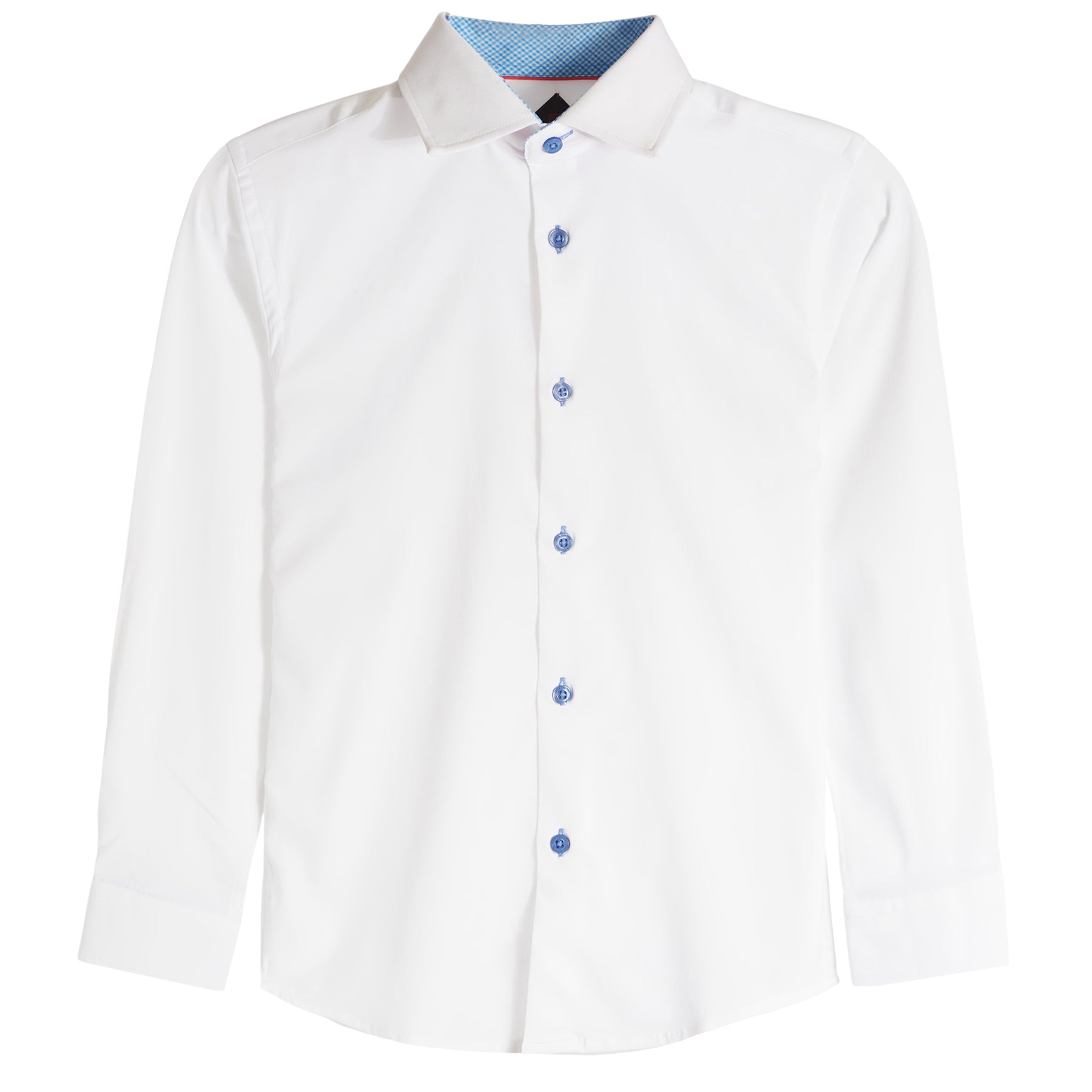 Solid Dress Contrast Shirt - Denny's