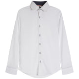 Contrast Trim Performance Dress Shirt - Denny's