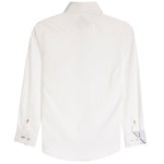 Contrast Trim Solid Performance Dress Shirt - Denny's