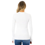 Long Sleeve Ribbed Top - Denny's