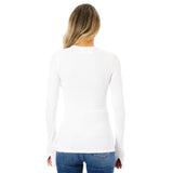 Long Sleeve Ribbed Top - Denny's