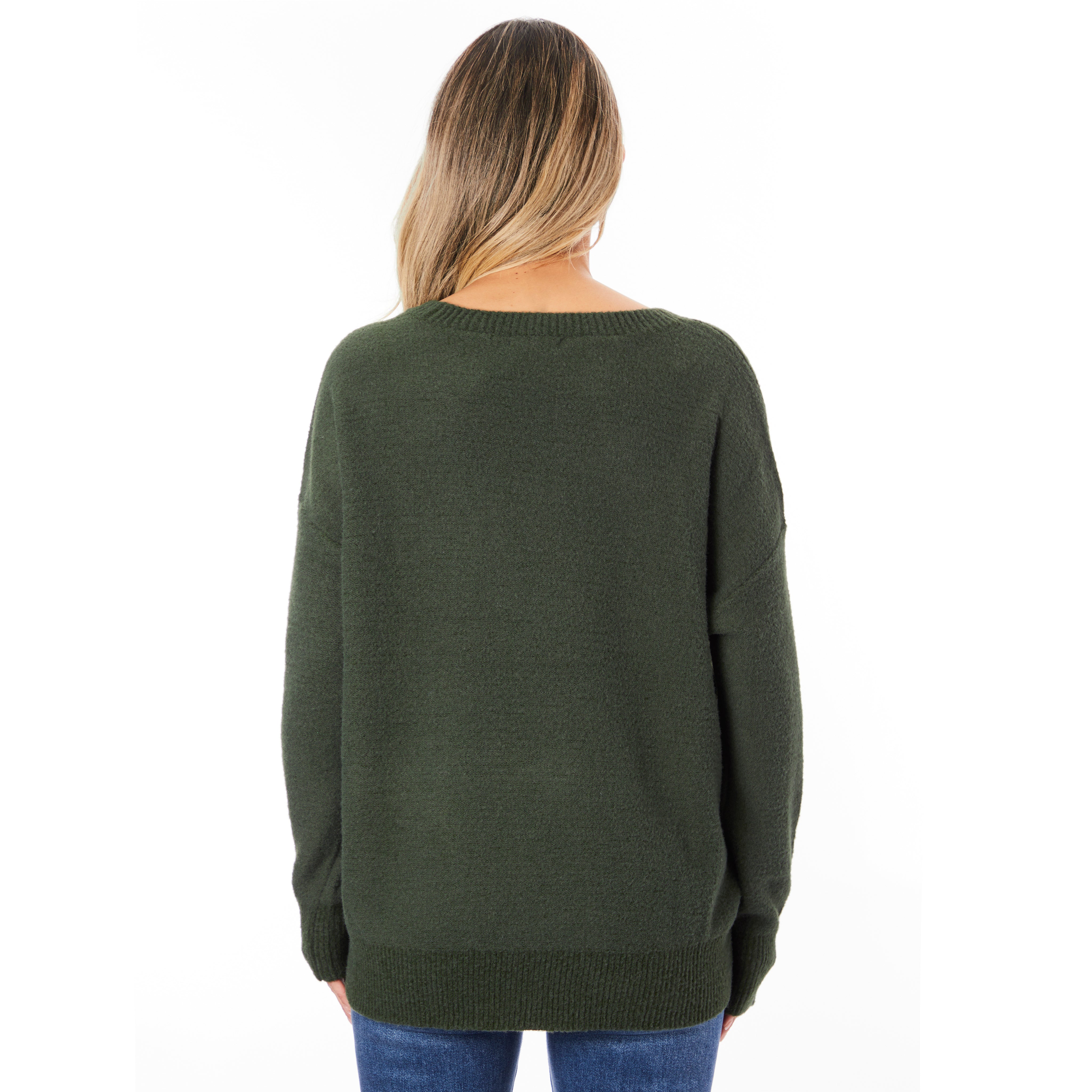 Fuzzy Crew Sweater - Denny's