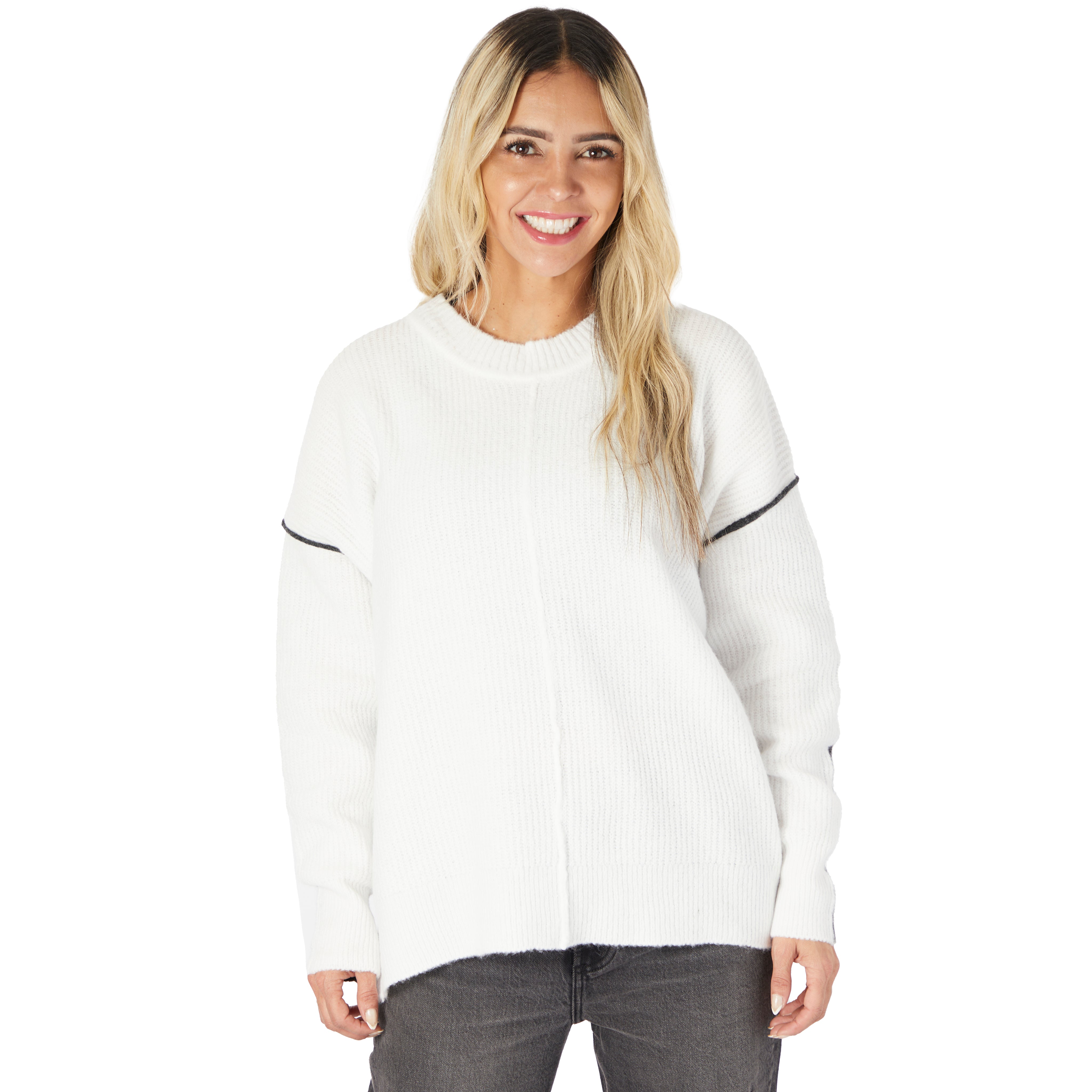 Two Tone Sweater - Denny's
