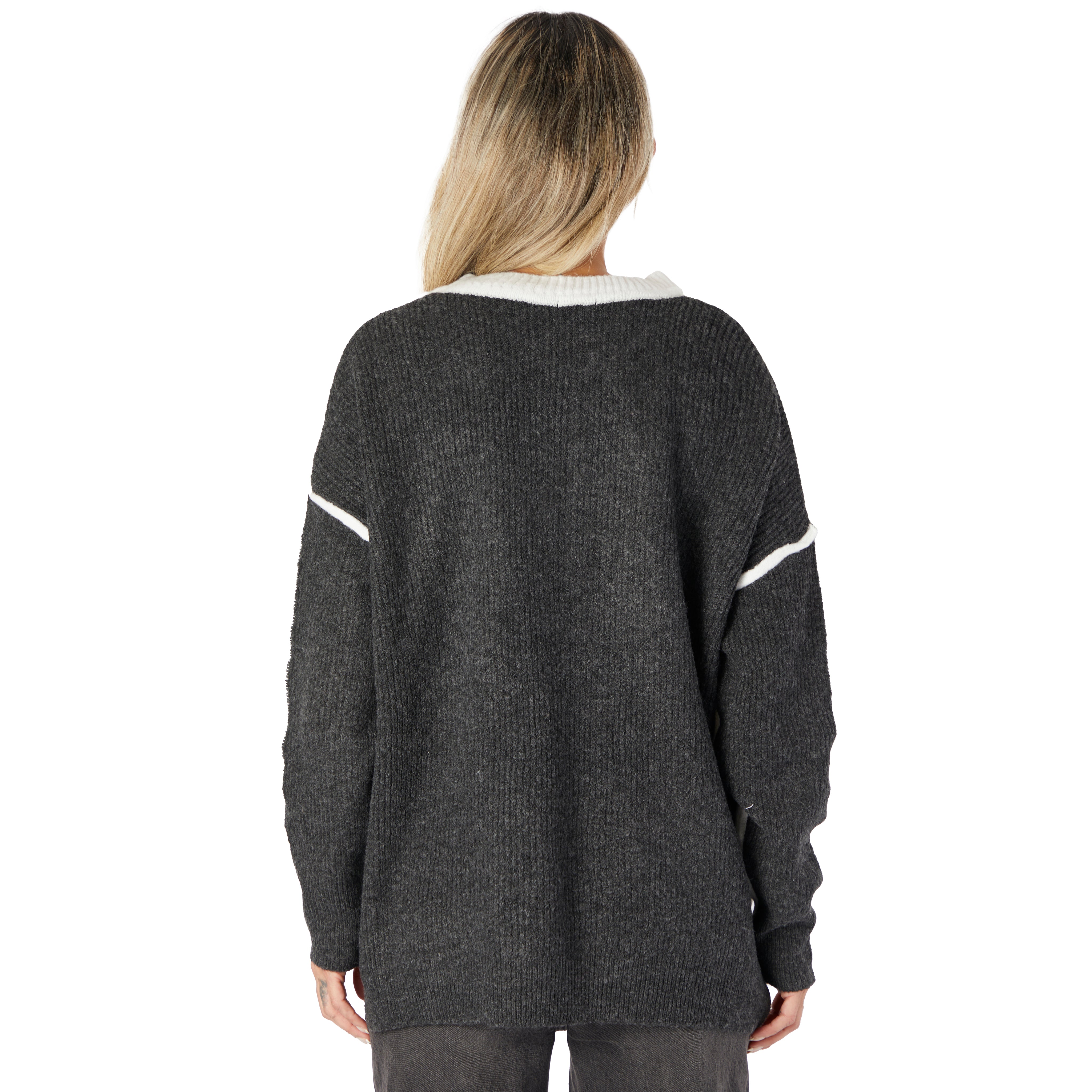 Two Tone Sweater - Denny's