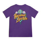 Ice Cream Tee Galaxy Grape