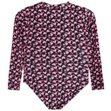 Long Sleeve Valentina Allover Heart Rashguard