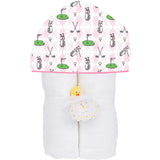 Tee Towel Pink Hooded Towel