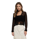 Crochet Hook & Eye Cardigan - Denny's
