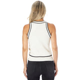 Contrast Stripe Knit Tank - Denny's