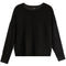 Solid Front Seam Sweater - Denny's