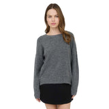 Solid Front Seam Sweater - Denny's
