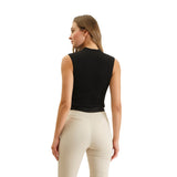 Knit Mock Neck Tank - Denny's