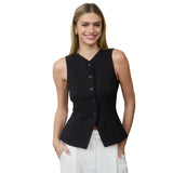 Split Front Vest