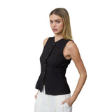 Split Front Vest