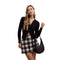 Collared Button Front Long Sleeve Sweater - Denny's