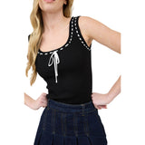 Scoop Neck Knit Tank - Denny's