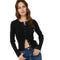 Snap Ribbed Cardigan - Denny's