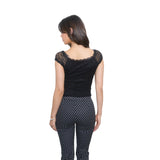 Lace Cap Sleeve Top