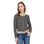 Stripe Cardigan Sweater - Denny's