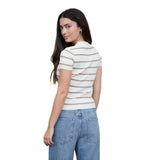 Short Sleeve Stripe Polo