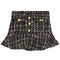 Tweed Skirt With Gold Buttons - Denny's