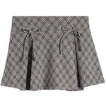 Bow Plaid Skirt - Denny's