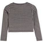 Bow Houndstooth Jacket - Denny's