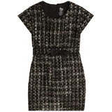 Tweed Dress With Bow - Denny's
