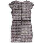 Bow Short Sleeve Tweed Dress - Denny's