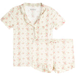 Shabby Chic Stripe Short Set - Denny's