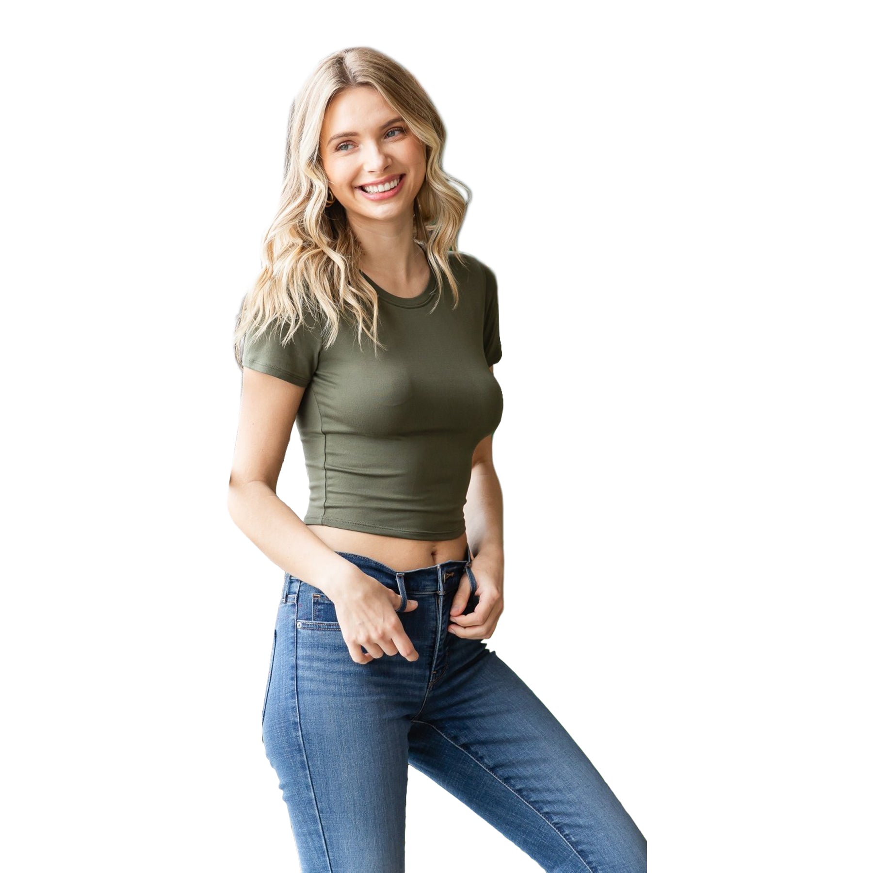Cropped Baby Tee - Denny's