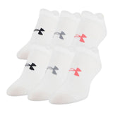 Girls No Show 6 Pack Socks - Denny's