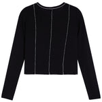 Stitch Seam Long Sleeve Top - Denny's