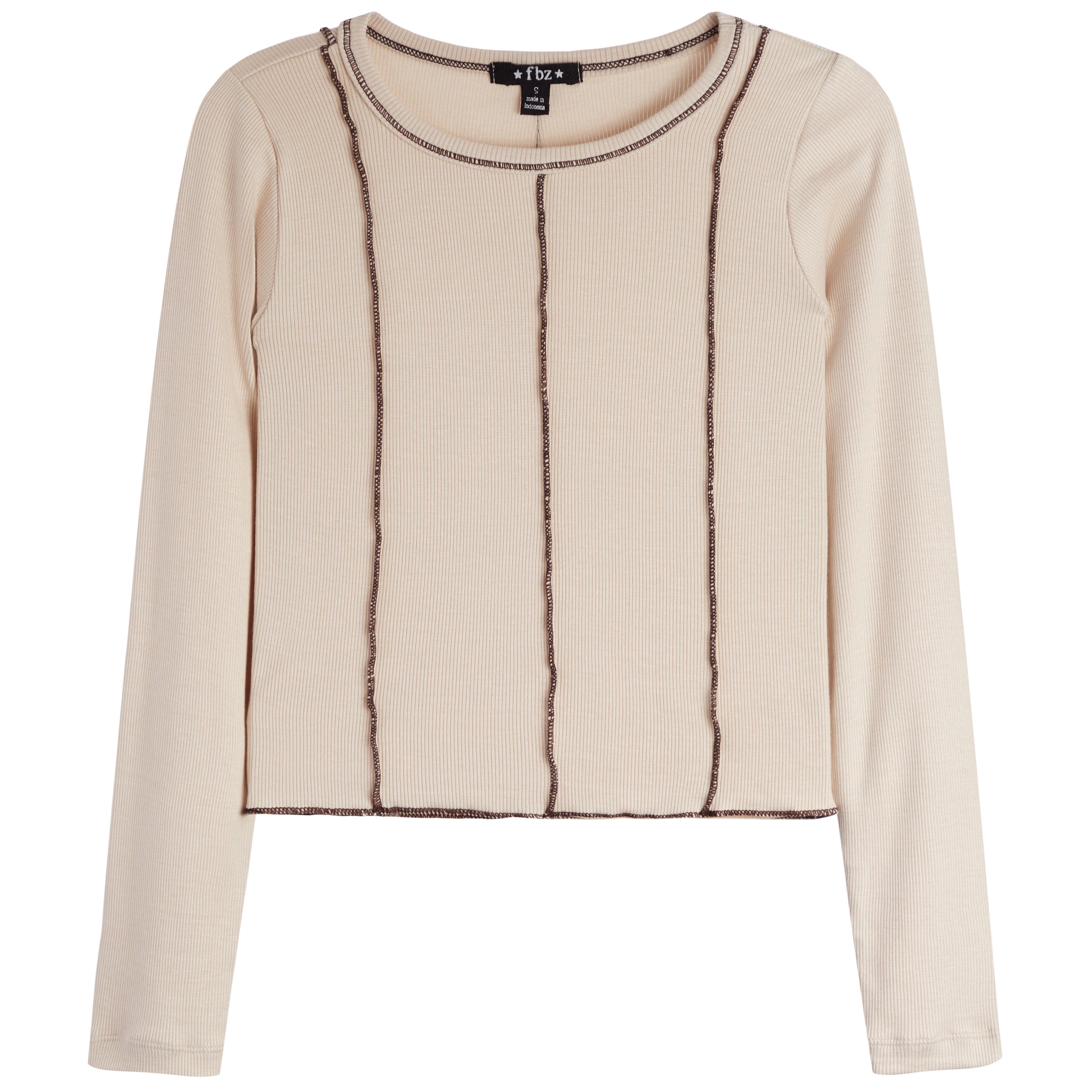 Stitch Seam Long Sleeve Top - Denny's
