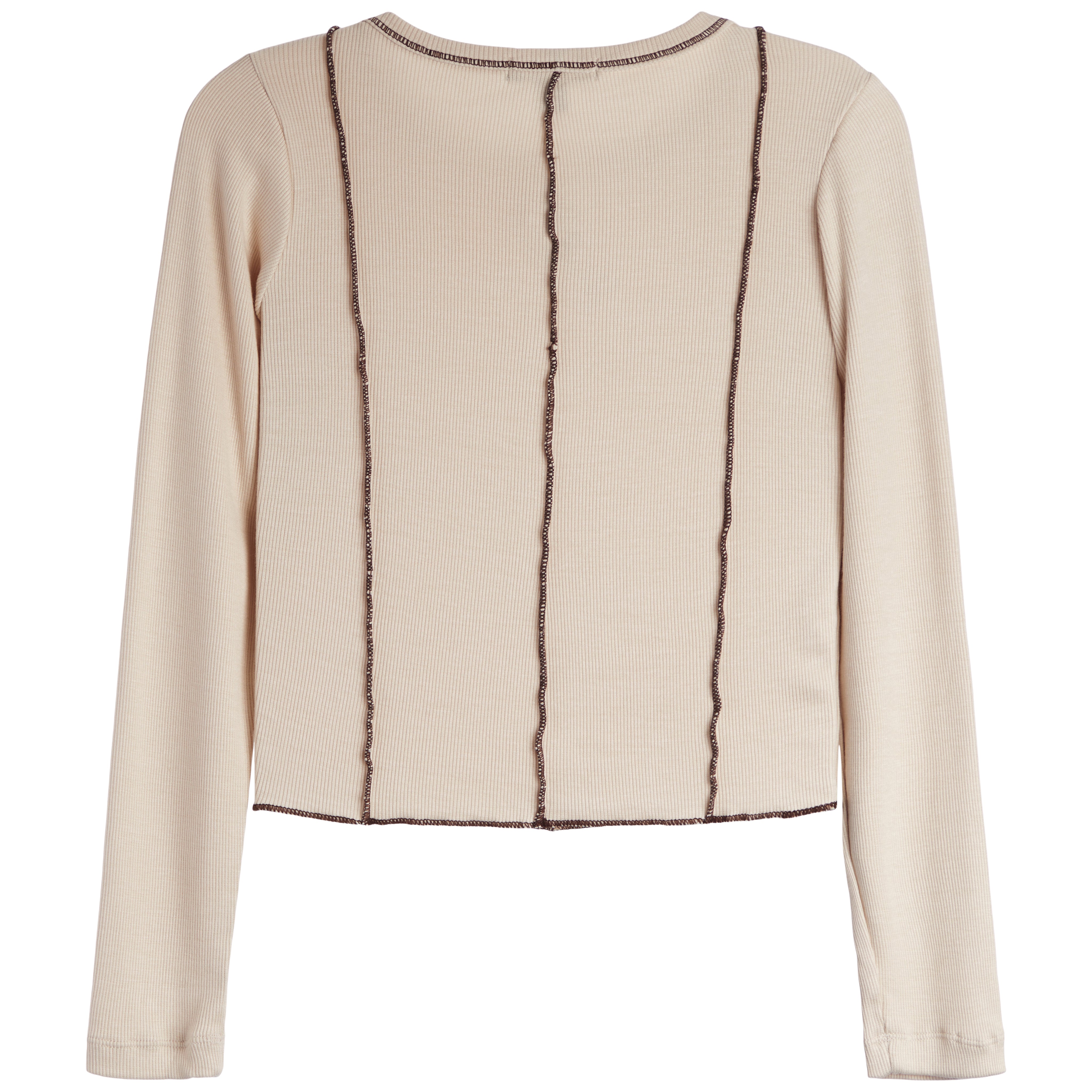 Stitch Seam Long Sleeve Top - Denny's