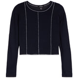 Stitch Seam Long Sleeve Top - Denny's